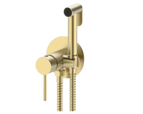 Встраиваемый гигиенический душ со смесителем,золото матовое FELICE 2515 ORO OPACO