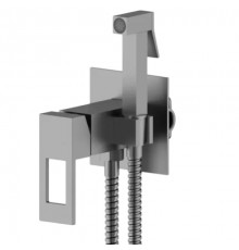 Встраиваемый гигиенический душ со смесителем Vivi Felice оружейная сталь , графит FELICE 0710 GUN METAL