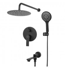 Встраиваемая душевая система для ванны и душа,черный матовый FELICE 8020 NERO OPACO