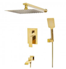 Встраиваемая душевая система для ванны и душа,золото глянцевое FELICE 1020 ORO