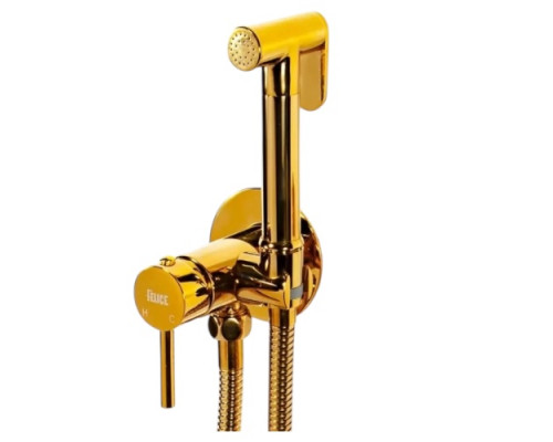 Встраиваемый гигиенический душ со смесителем,золото глянцевое FELICE 2515 ORO