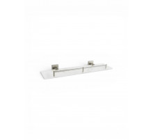 Стеклянная полка для ванной комнаты,никель FELICE FL 1020 NICHEL