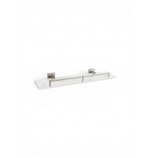 Стеклянная полка для ванной комнаты,никель FELICE FL 1020 NICHEL
