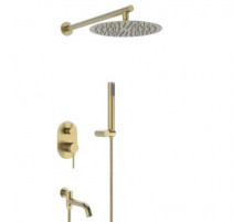 Встраиваемая душевая система для ванны и душа,золото матовое FELICE 0620 ORO OPACO