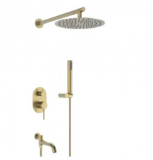 Встраиваемая душевая система для ванны и душа,золото матовое FELICE 0620 ORO OPACO