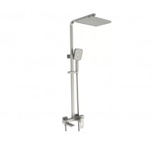 Душевая система с тропическим душем и смесителем,никель FELICE 0760 NICHEL