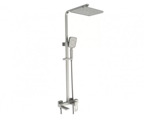 Душевая система с тропическим душем и смесителем,никель FELICE 0760 NICHEL