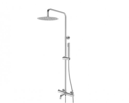 Душевая система с тропическим душем и смесителем,никель FELICE 0660 NICHEL