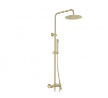Душевая система с тропическим душем и смесителем,матовое золото FELICE 0660 ORO OPACO