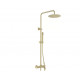 Душевая система с тропическим душем и смесителем,матовое золото FELICE 0660 ORO OPACO