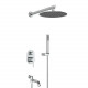 Встраиваемая душевая система с тропическим душем,хром FELICE 0620 CROMO
