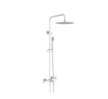 Душевая система с тропическим душем и смесителем,белый матовый FELICE 0660 BIANCO OPACO