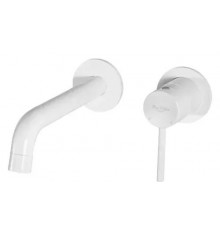 Встраиваемый смеситель для раковины,белый матовый FELICE 0635 BIANCO OPACO