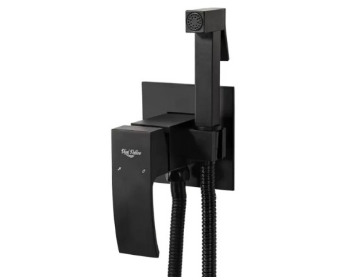 Встраиваемый гигиенический душ со смесителем,черный матовый FELICE 1010 NERO OPACO