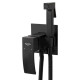 Встраиваемый гигиенический душ со смесителем,черный матовый FELICE 1010 NERO OPACO