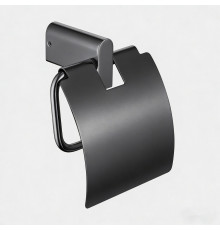 Держатель для туалетной бумаги закрытый,оружейная сталь FELICE K 1006 GUN METAL