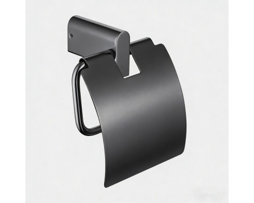 Держатель для туалетной бумаги закрытый,оружейная сталь FELICE K 1006 GUN METAL