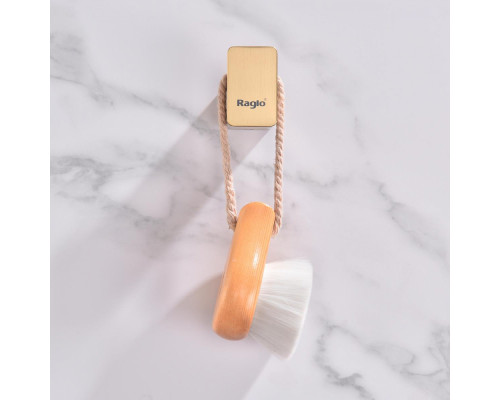 Крючок для полотенец Raglo R301.05.03 одинарный,сатин золотой