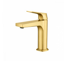 Смеситель Raglo R07.10.03 для раковины монолитный, сатин золотой