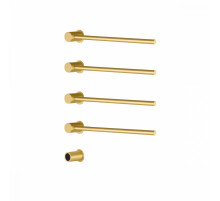 Полотенцесушитель электрический RAGLO R350.52.03 встраиваемый сенсорный с терморегулятором , сатин золотой