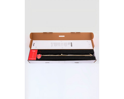 Полотенцесушитель электрический RAGLO R350.16.03 настенный сенсорный узкий с терморегулятором , сатин золотой