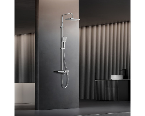 Душевая система Raglo R60.24 для ванны и душа излив-наполнитель, хром