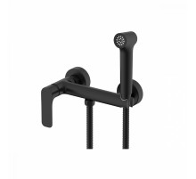 Смеситель Raglo R03.51.06 с гигиеническим душем настенный , черный