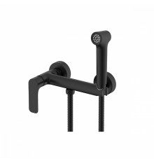 Смеситель Raglo R03.51.06 с гигиеническим душем настенный , черный