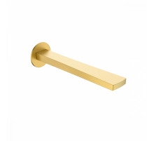 Встраиваемый наполнитель Raglo R473.61.03 для ванны и душа излив монолитный 24 см латунь, сатинзолотой