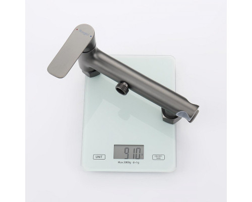 Смеситель Raglo R03.51.09 с гигиеническим душем настенный , графит