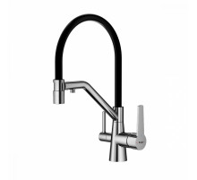 Смеситель Raglo R80.62.05 для кухни с подключением к фильтру съёмный гибкий излив с магнитным фиксатором, сатин