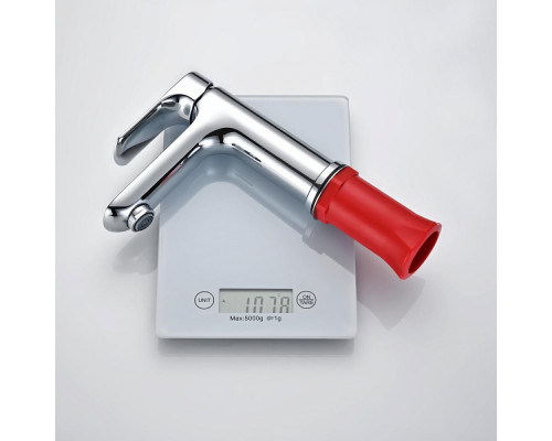 Смеситель Raglo R03.12 для раковины с гигиеническим душем монолитный, хром