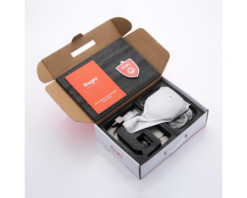 Смеситель Raglo R02.31.09 на борт ванны врезной монолитный, графит