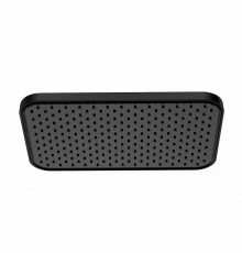 Лейка душевая верхняя Raglo R451.51.06 тропический душ 340*220мм пластик/силикон, черный