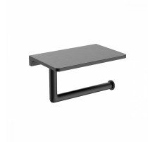 Держатель для туалетной бумаги Raglo R320.03.09 с полкой,графит