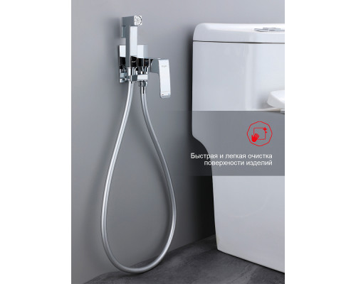 Смеситель Raglo R02.54 с гигиеническим душем встраиваемый , хром