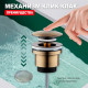 Донный клапан для раковины Raglo R600.01.04 без перелива (клик-клак), латунь, бронза