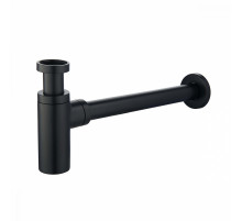 Сифон для раковины Raglo R600.20.06 бутылочный, латунь, черный