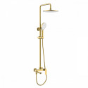 Душевая система Raglo R03.24.03 для ванны и душа излив поворотный 15 см, сатин золотой