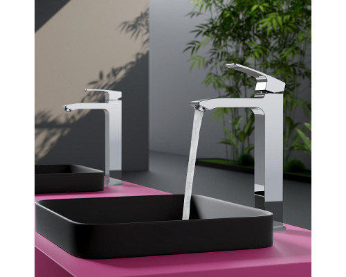 Смеситель Raglo R01.15 для раковины высокий монолитный, хром