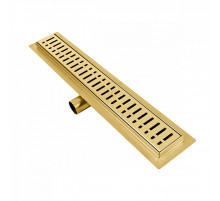 Душевой трап Raglo R650.80.03 800мм, нержавеющая сталь, сатин золотой