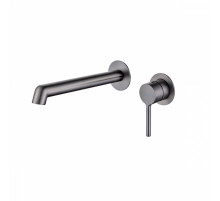 Смеситель Raglo R20.11.09 для раковины встраиваемый монолитный, графит