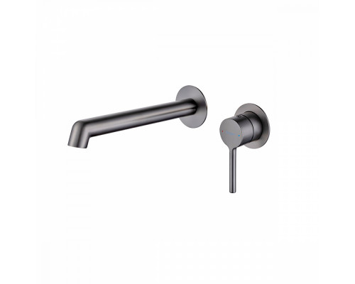 Смеситель Raglo R20.11.09 для раковины встраиваемый монолитный, графит