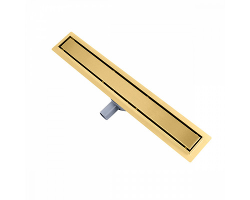 Душевой трап двухсторонний/под плитку Raglo R652.80.03 800мм, нержавеющая сталь, сатин золотой