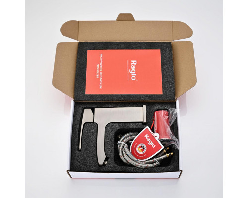 Смеситель Raglo R01.10.09 для раковины монолитный, графит