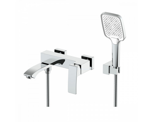 Смеситель Raglo R01.30 для ванны и душа настенный излив поворотный 15 см, хром