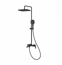 Душевая система Raglo R30.24.06 для ванны и душа излив поворотный 15 см, черный
