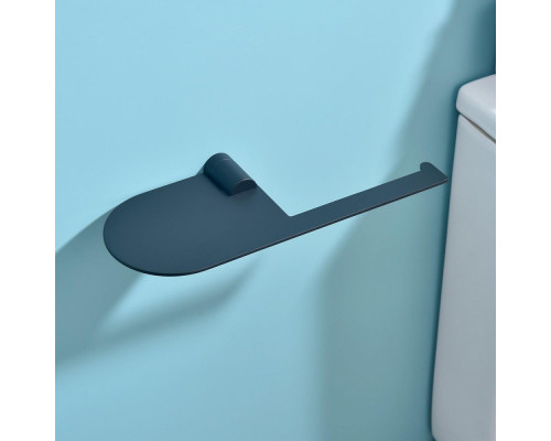 Держатель для туалетной бумаги Raglo R300.03.06 с полкой,черный