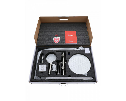 Душевая система Raglo R20.24.05 для ванны и душа излив поворотный 15 см, сатин