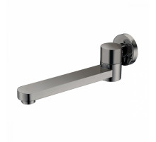 Встраиваемый наполнитель Raglo R473.72.09 для ванны и душа излив поворотный 23см латунь, графит